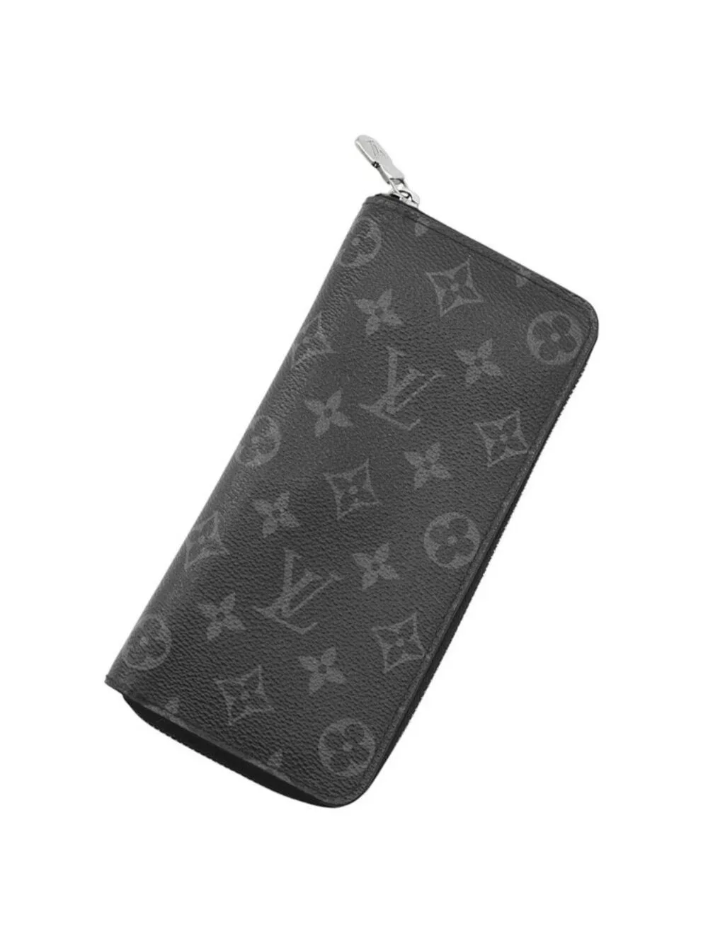 Louis Vuitton Wallet Monogram Eclipse Zippy Vertical Black